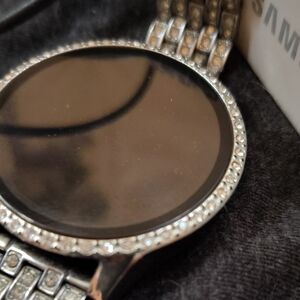 Samsung Galaxy Watch4 with Silver Metal Band